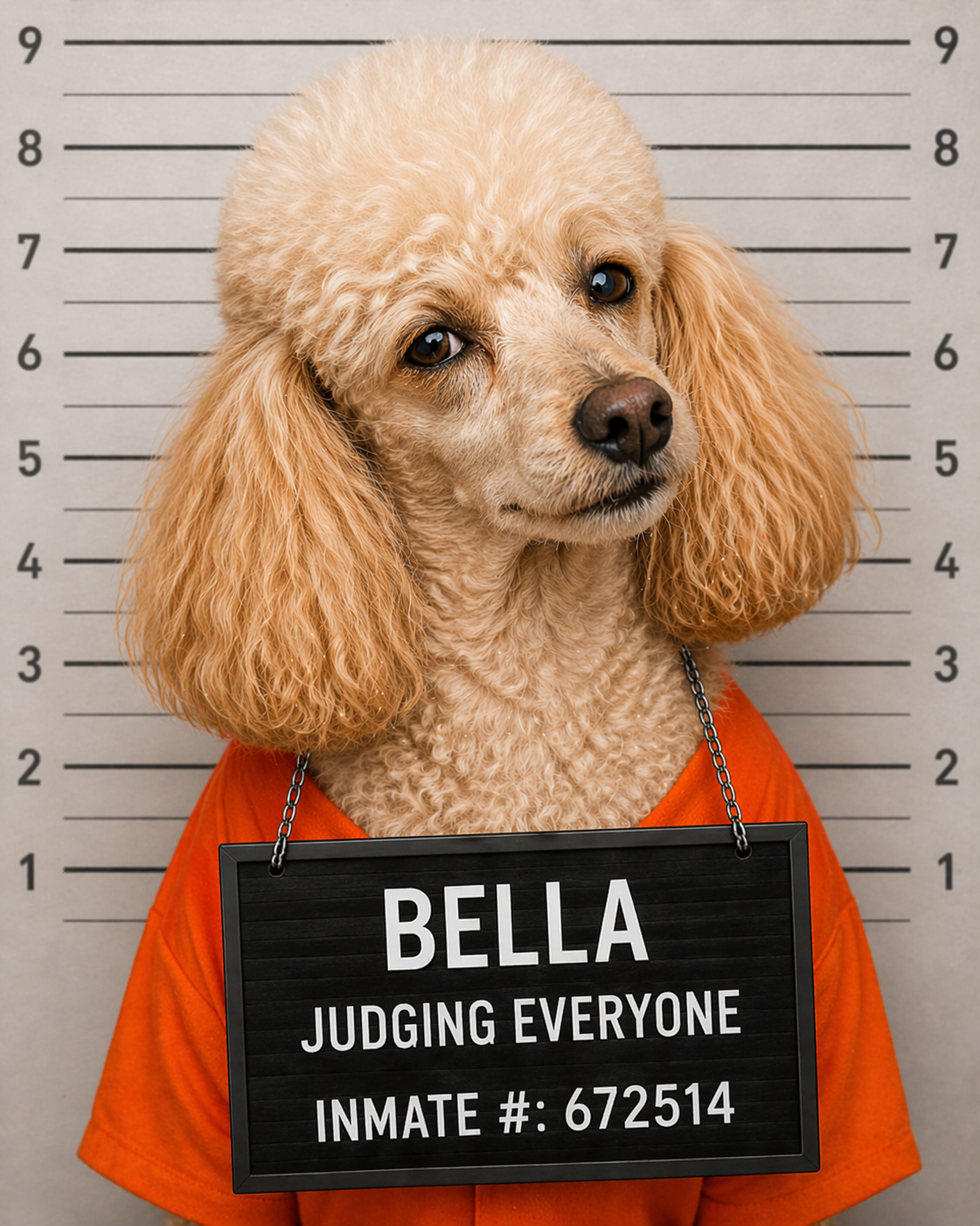 Pet mugshot example